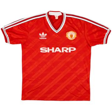 1986-88 Manchester United Home Shirt - 6/10 - (L)