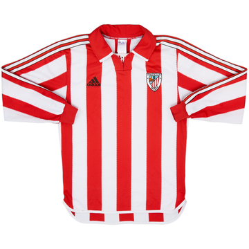 1999-01 Athletic Bilbao Player Issue Home L/S Shirt - 6/10 - (S)