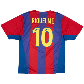 2002-03 Barcelona Basic Home Shirt Riquelme #10 - 5/10 - (XL)