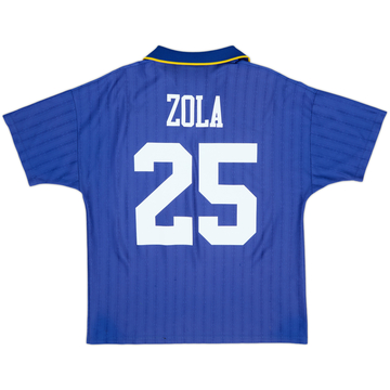1995-97 Chelsea Home Shirt Zola #25 - 5/10 - (L)