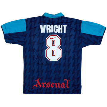 1994-95 Arsenal Away Shirt Wright #8 - 8/10 - (XL)