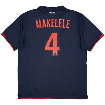 2010-11 Paris Saint-Germain Away Shirt Makelele #4 - 8/10 - (XL)