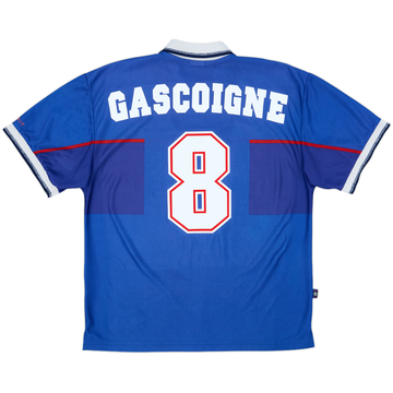 1997-99 Rangers Home Shirt Gascoigne #8 - 8/10 - (L)