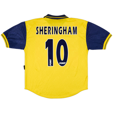 1995-97 Tottenham Third Shirt Sheringham #10 - 8/10 - (L)