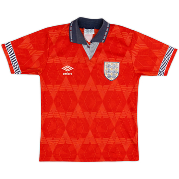 1990-93 England Away Shirt - 5/10 - (M.Boys)