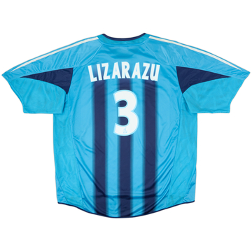 2004-05 Olympique Marseille Away Shirt Lizarazu #3 - 8/10 - (XXL)