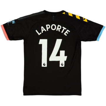 2019-20 Manchester City Away Shirt Laporte #14 - 7/10 - (S)