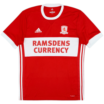 2017-18 Middlesbrough Home Shirt - 9/10 - (M)