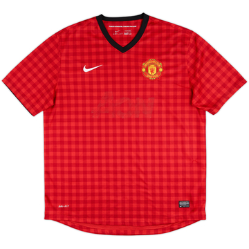 2012-13 Manchester United Home Shirt - 4/10 - (XL)