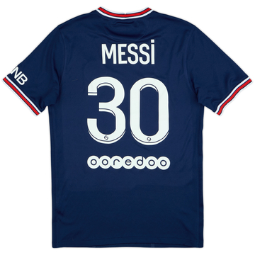 2021-22 Paris Saint-Germain Home Shirt Messi #30 - 8/10 - (S)