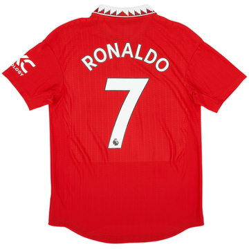 2022-23 Manchester United Authentic Home Shirt Ronaldo #7 - 8/10 - (M)