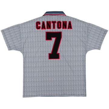 1995-96 Manchester United Away Shirt Cantona #7 - 8/10 - (XL)