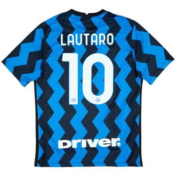 2020-21 Inter Milan Home Shirt Lautaro #10 - 8/10 - (L)