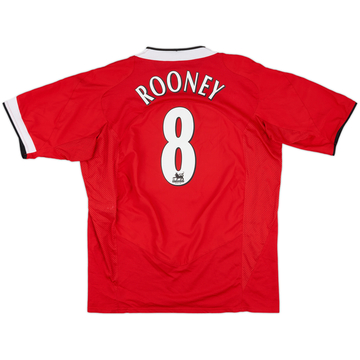 2004-06 Manchester United Home Shirt Rooney #8 - 8/10 - (L)