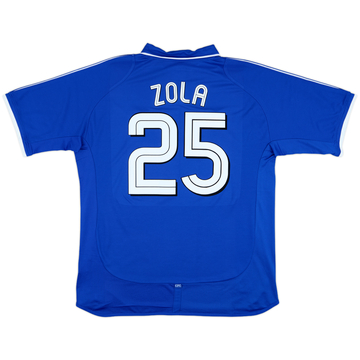 2001-03 Chelsea Home Shirt Zola #25 - 9/10 - (XL)