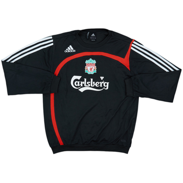 2007-08 Liverpool adidas Sweat Top - 6/10 - (M)