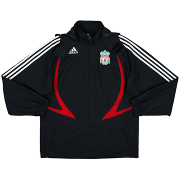 2007-08 Liverpool adidas Hooded Rain Jacket - 8/10 - (S)