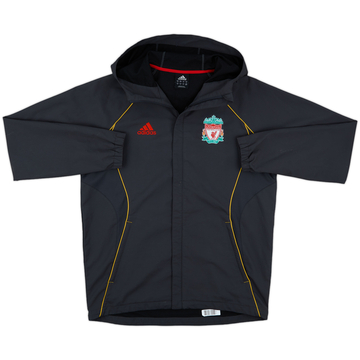2009-10 Liverpool adidas Hooded Track Jacket - 5/10 - (M)