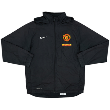 2012-13 Manchester United Nike Hooded Rain Coat - 7/10 - (M)