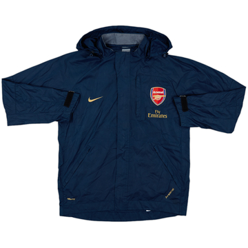 2007-08 Arsenal Nike Hooded Rain Jacket - 8/10 - (S)