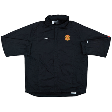 2003-04 Manchester United Nike Hooded Rain Jacket - 8/10 - (L)