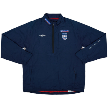 2004-06 England Umbro 1/2 Zip Sweat Top - 8/10 - (XL)