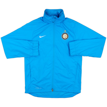 2011-12 Inter Milan Nike Hooded Rain Jacket - 7/10 - (S)