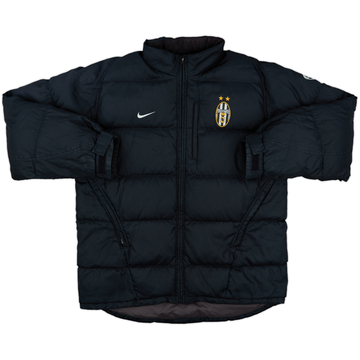 2003-04 Juventus Nike Hooded Padded Bench Coat - 8/10 - (L)