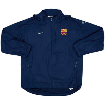 2003-04 Barcelona Nike Hooded Rain Jacket - 10/10 - (XL)