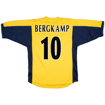 1999-01 Arsenal Away Shirt Bergkamp #10 - 8/10 - (M)
