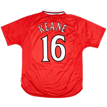 1999-00 Manchester United 'CL Winners' Shirt Keane #16 - 9/10 - (XL)