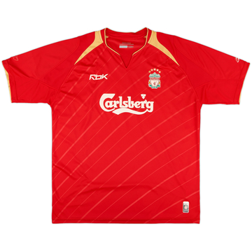 2005-06 Liverpool CL Home Shirt - 5/10 - (XL)
