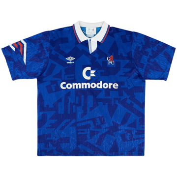 1991-93 Chelsea Home Shirt #10 - 8/10 - (L)