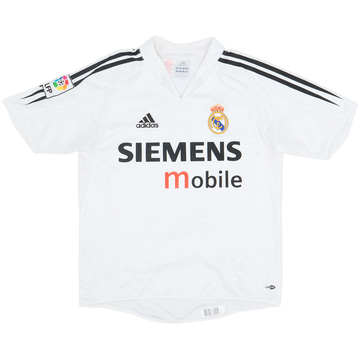 2004-05 Real Madrid Home Shirt - 6/10 - (L.Boys)