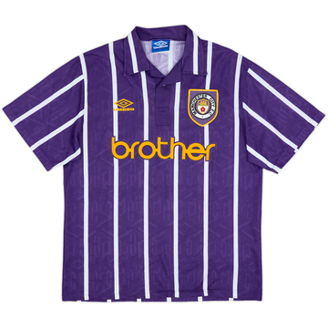 1993-94 Manchester City Away Shirt - 8/10 - (L)