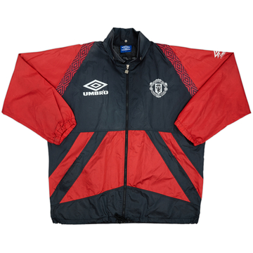 1995-96 Manchester United Umbro Rain Jacket - 8/10 - (XL)