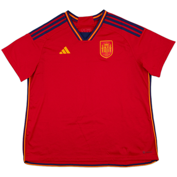 2022-23 Spain Home Shirt - 9/10 - (Women's XXL)