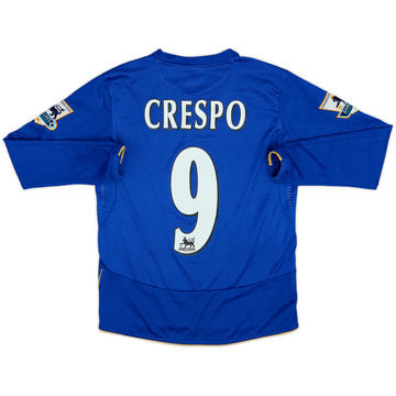 2005-06 Chelsea Centenary Home L/S Shirt Crespo #9 - 7/10 - (M.Boys)