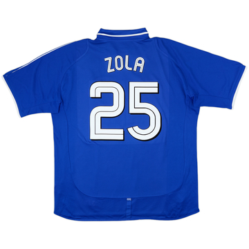 2001-03 Chelsea Home Shirt Zola #25 - 6/10 - (XL)
