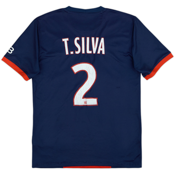 2013-14 Paris Saint-Germain Home Shirt T.Silva #2 - 5/10 - (S)