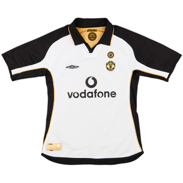 2001-02 Manchester United Centenary Away/Third Shirt - 7/10 - (S.Boys)