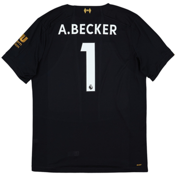 2019-20 Liverpool GK Shirt A.Becker #1 - 6/10 - (L)
