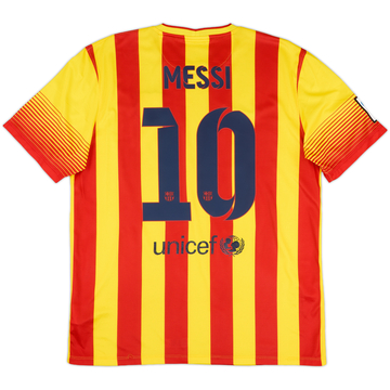 2013-15 Barcelona Away Shirt Messi #10 - 5/10 - (L)