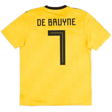 2018-19 Belgium Away Shirt De Bruyne #7 - 8/10 - (L)