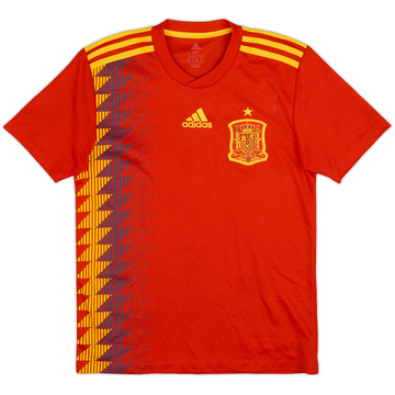 2018-19 Spain Home Shirt - 6/10 - (XS)