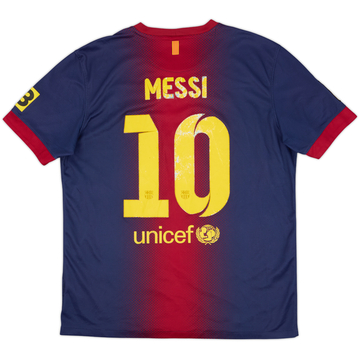 2012-13 Barcelona Home Shirt Messi #10 - 4/10 - (L)