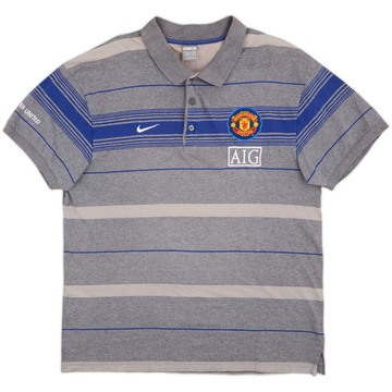 2009-10 Manchester United Nike Polo Shirt - 9/10 - (XL)