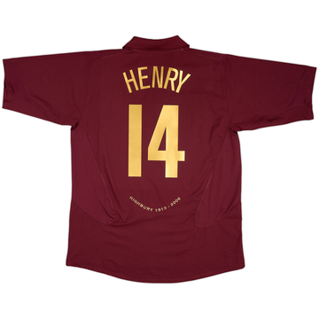 2005-06 Arsenal Home Shirt Henry #14 - 8/10 - (L)