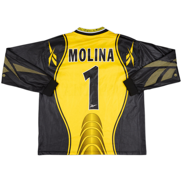 1998-99 Atletico Madrid GK Shirt Molina #1 - 9/10 - (M)