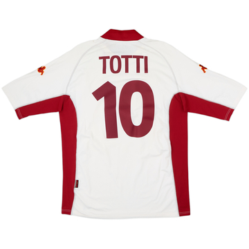 2001-02 Roma Away Shirt Totti #10 - 6/10 - (XXL)